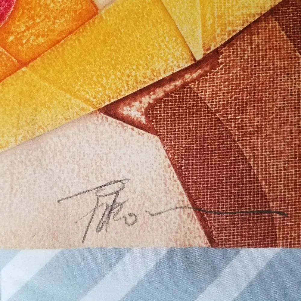 Signed, Titled & Numbered Modern Abstract Artwork By Gerard Fitremann